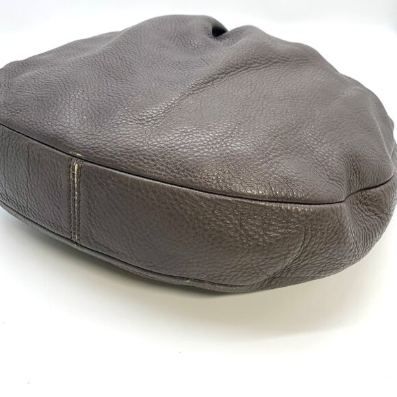 Marc Jacobs Grey Pebbled Leather Classic Q Hillier Hobo Bag - Picture 6 of 12